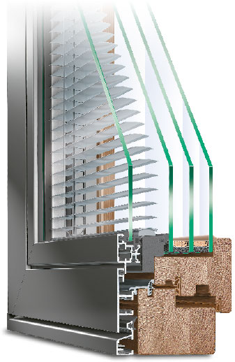 Holz-Aluminium Fenster IDEAL SOMBRA von IDEAL Weinstock